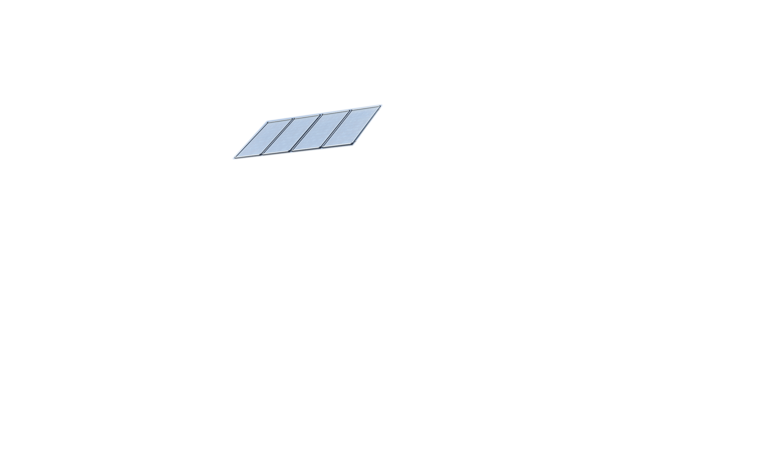 Photovoltaik - Elektrotechnik – die Photovoltaikanlage wird hervorgehoben
